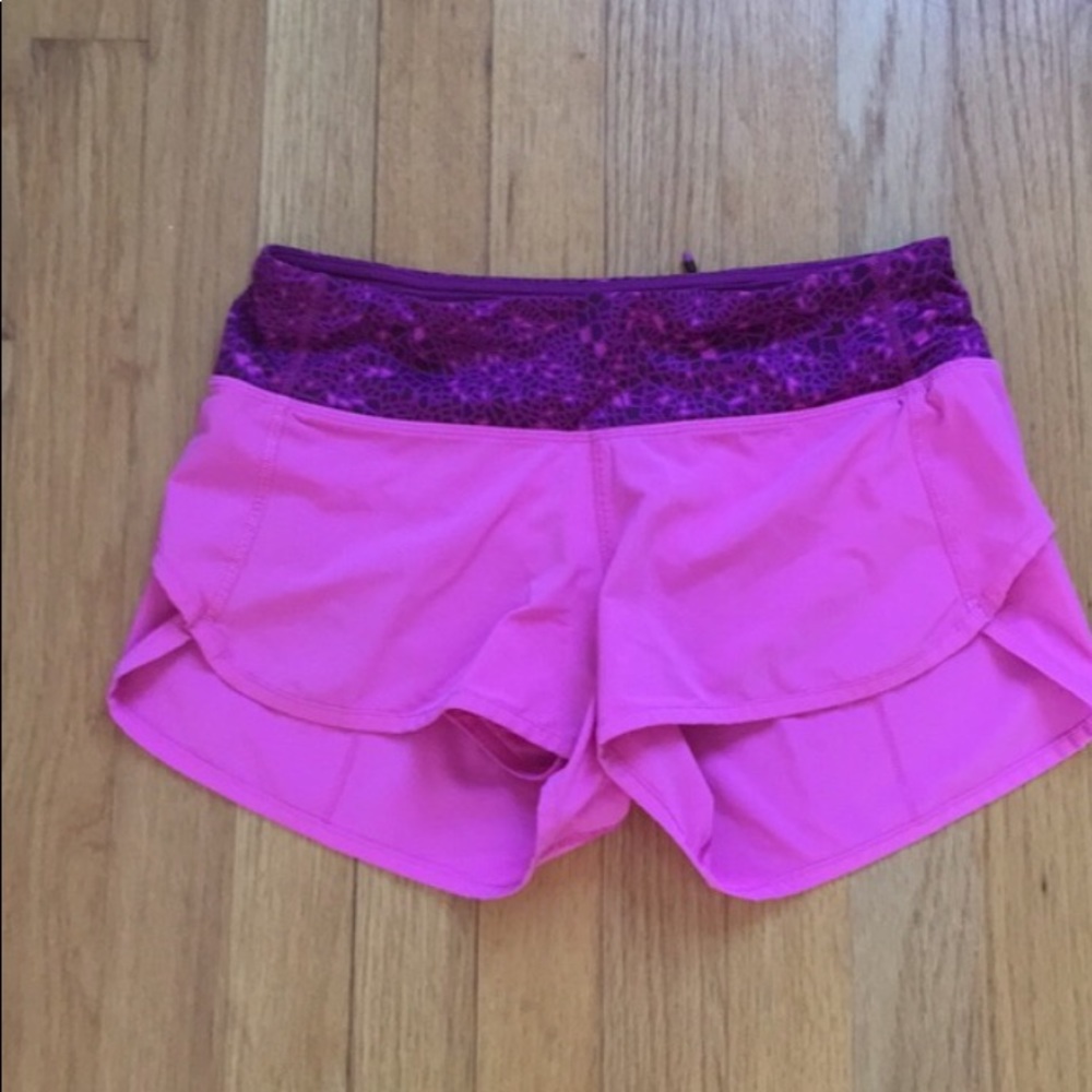 Lululemon speed shorts 2.5 size 4